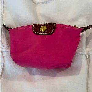 Longchamp Le Pilage Coin Case- Bright Pink